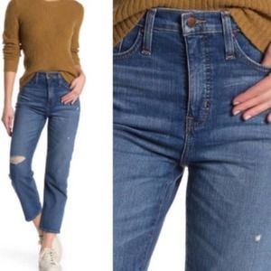 NEW MADEWELL Classic Straight Cropped Jeans